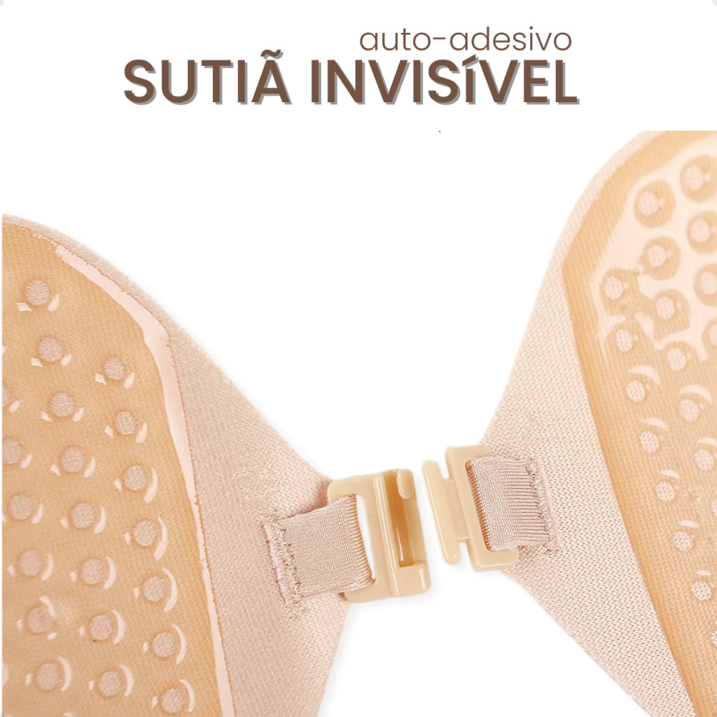 Sutiã de Silicone Sem Alças - Compre 1  e Leve 2
