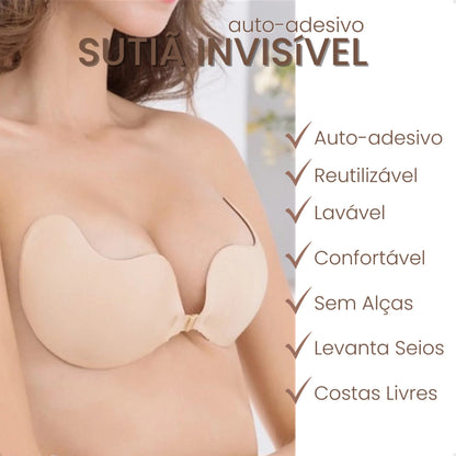 Sutiã de Silicone Sem Alças - Compre 1  e Leve 2