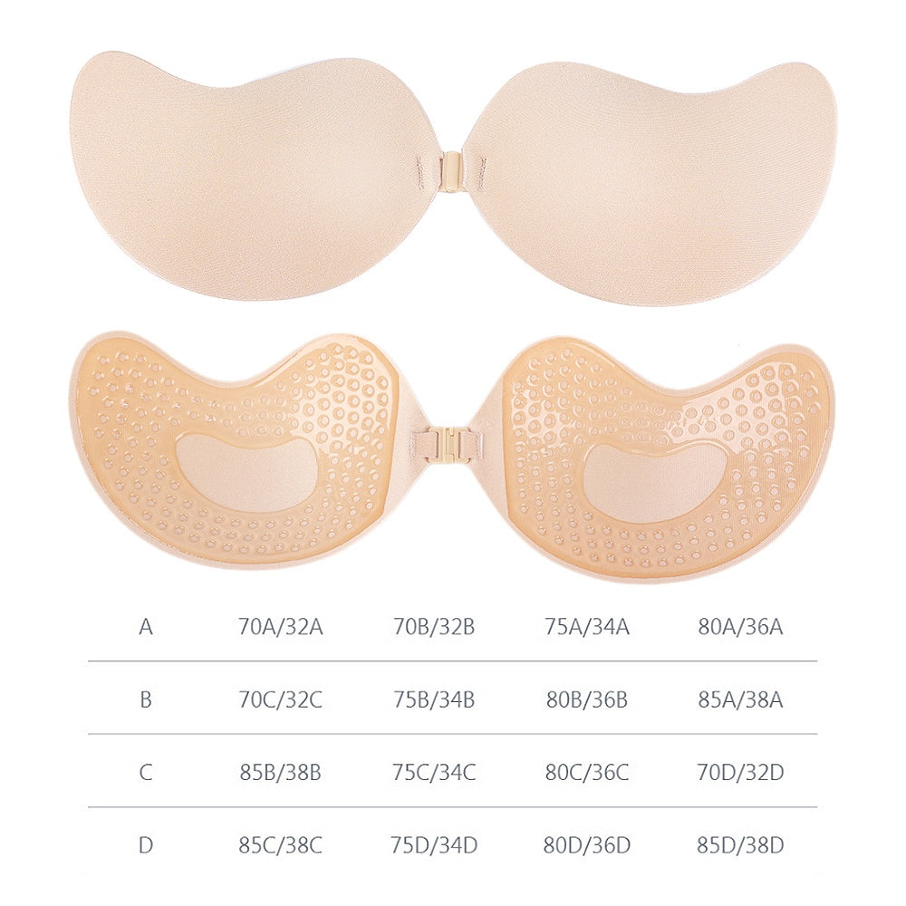 Sutiã de Silicone Sem Alças - Compre 1  e Leve 2